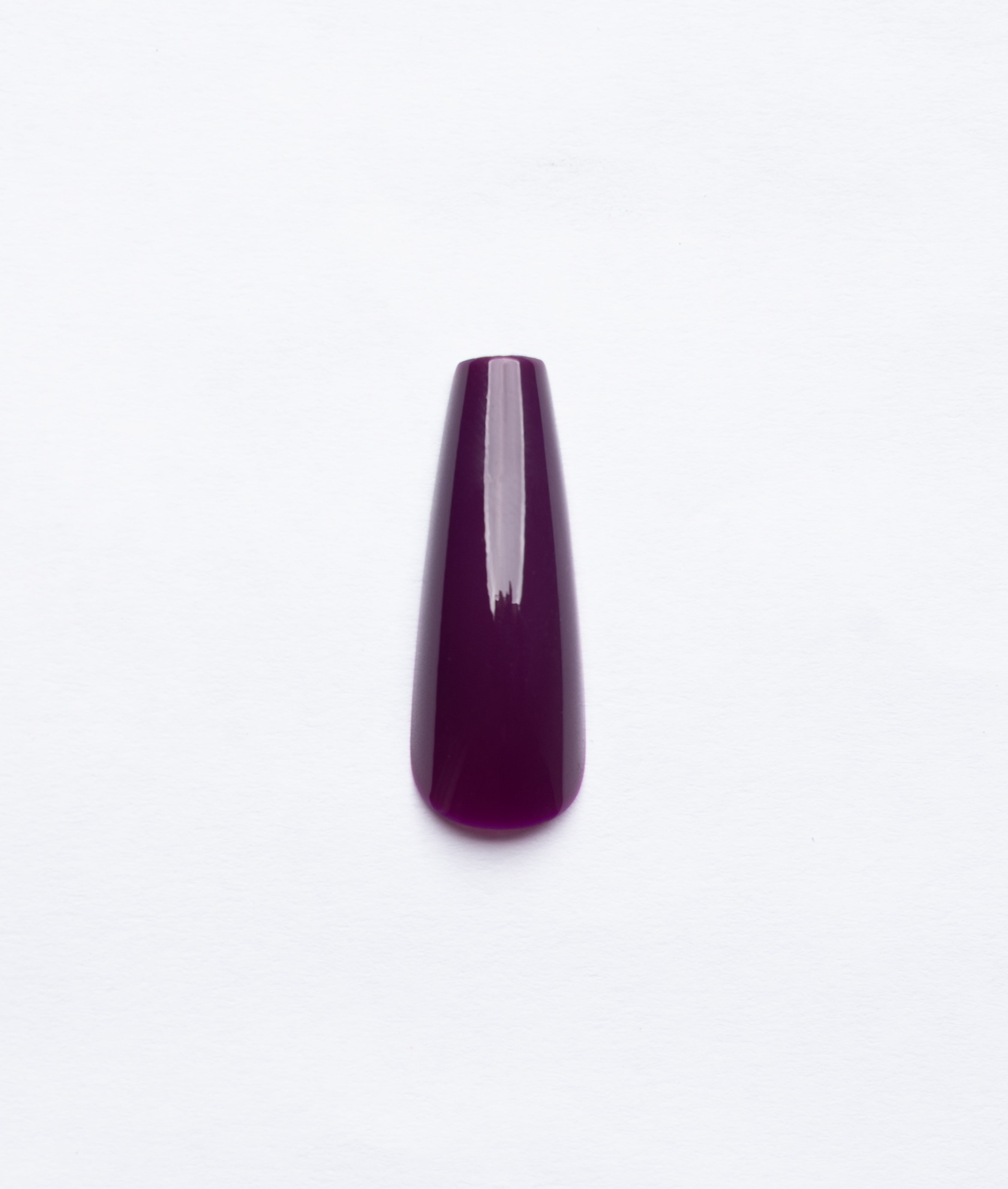 Deep Purple Coffin Press-On Nails