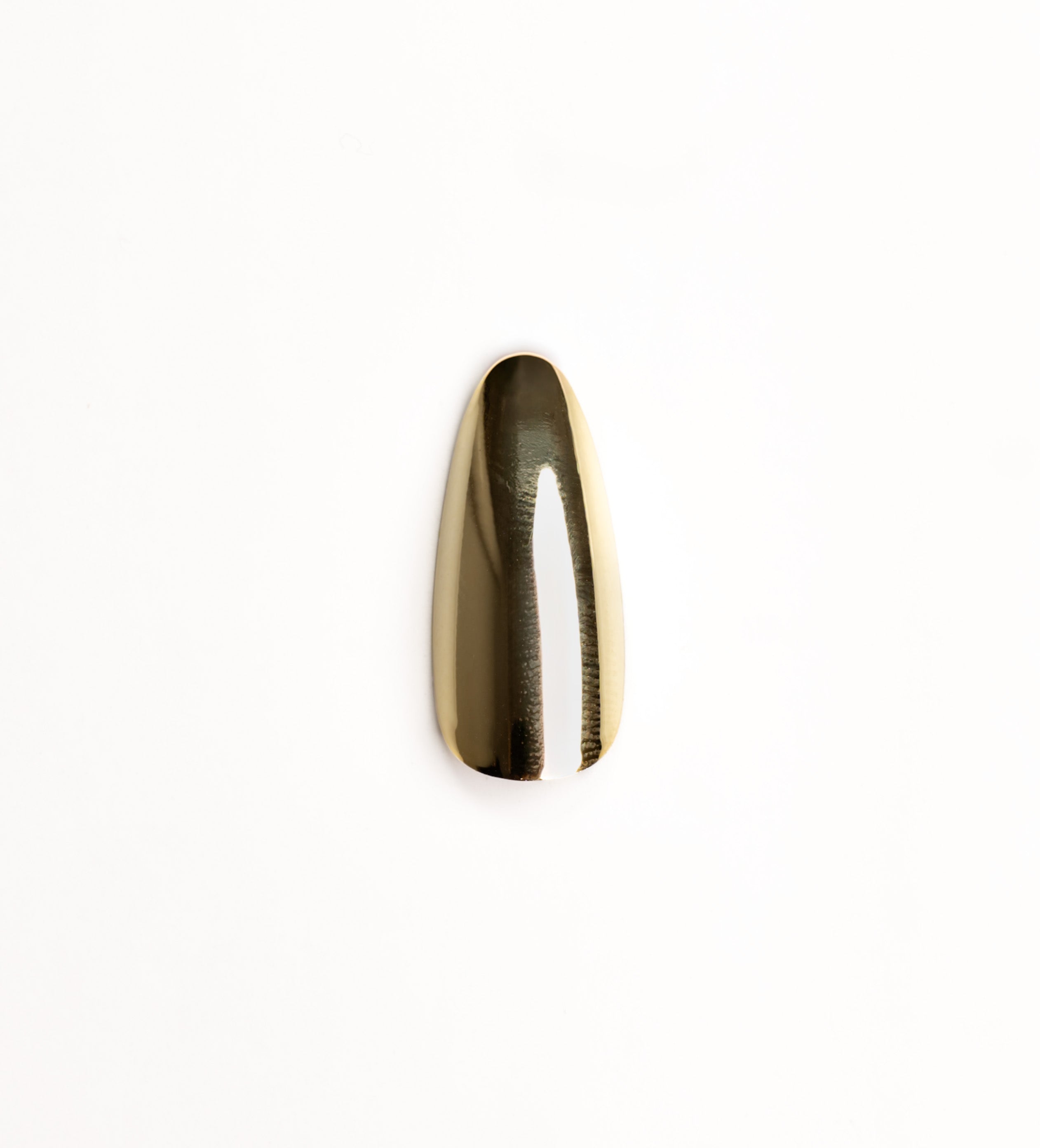 24 Karat Gold Almond Medium Press-On Nails