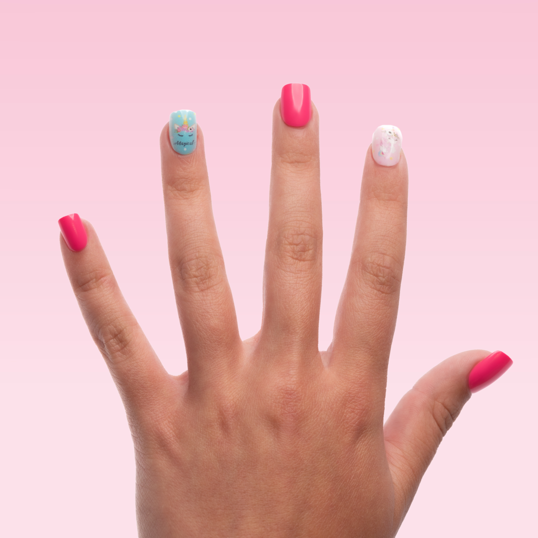 Unicorn Fairy Kids Press-On Nails