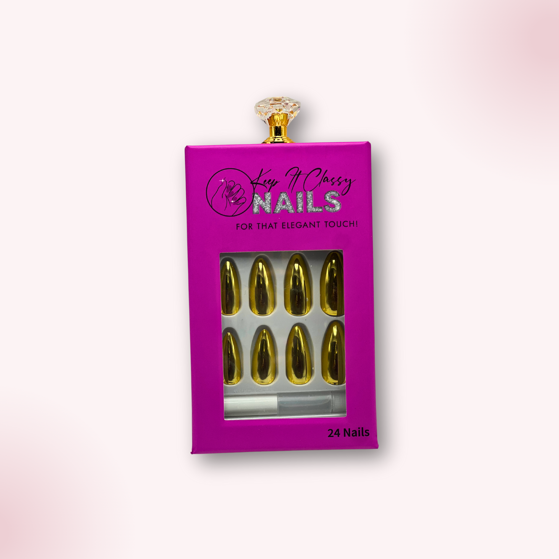 Chrome Gold Press-On Nails