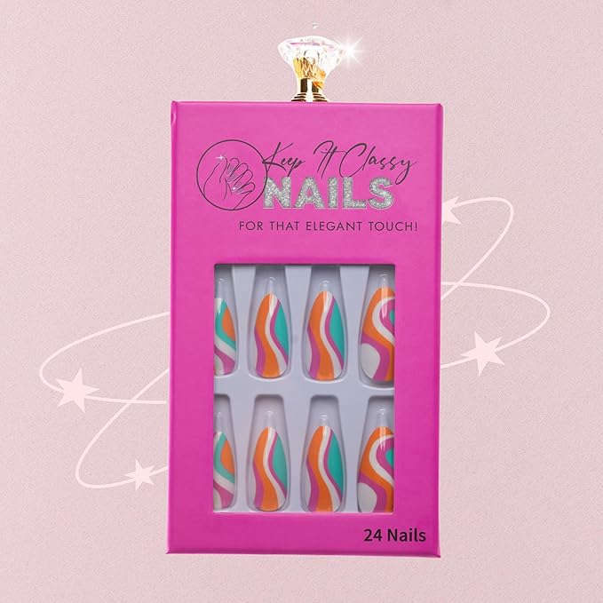 Groovy Girl Almond Medium Press-On Nails