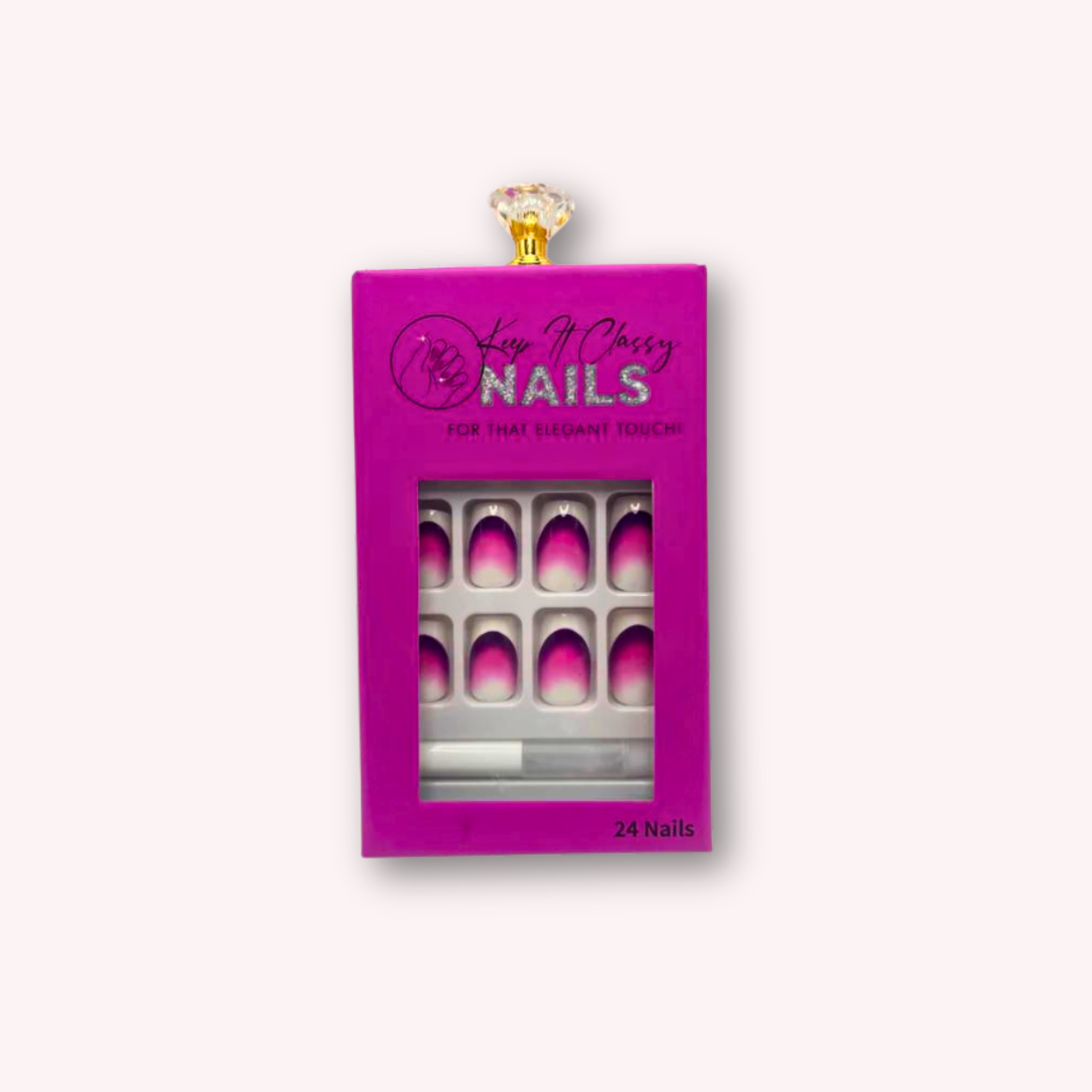 Highlighter Square Press-On Nails