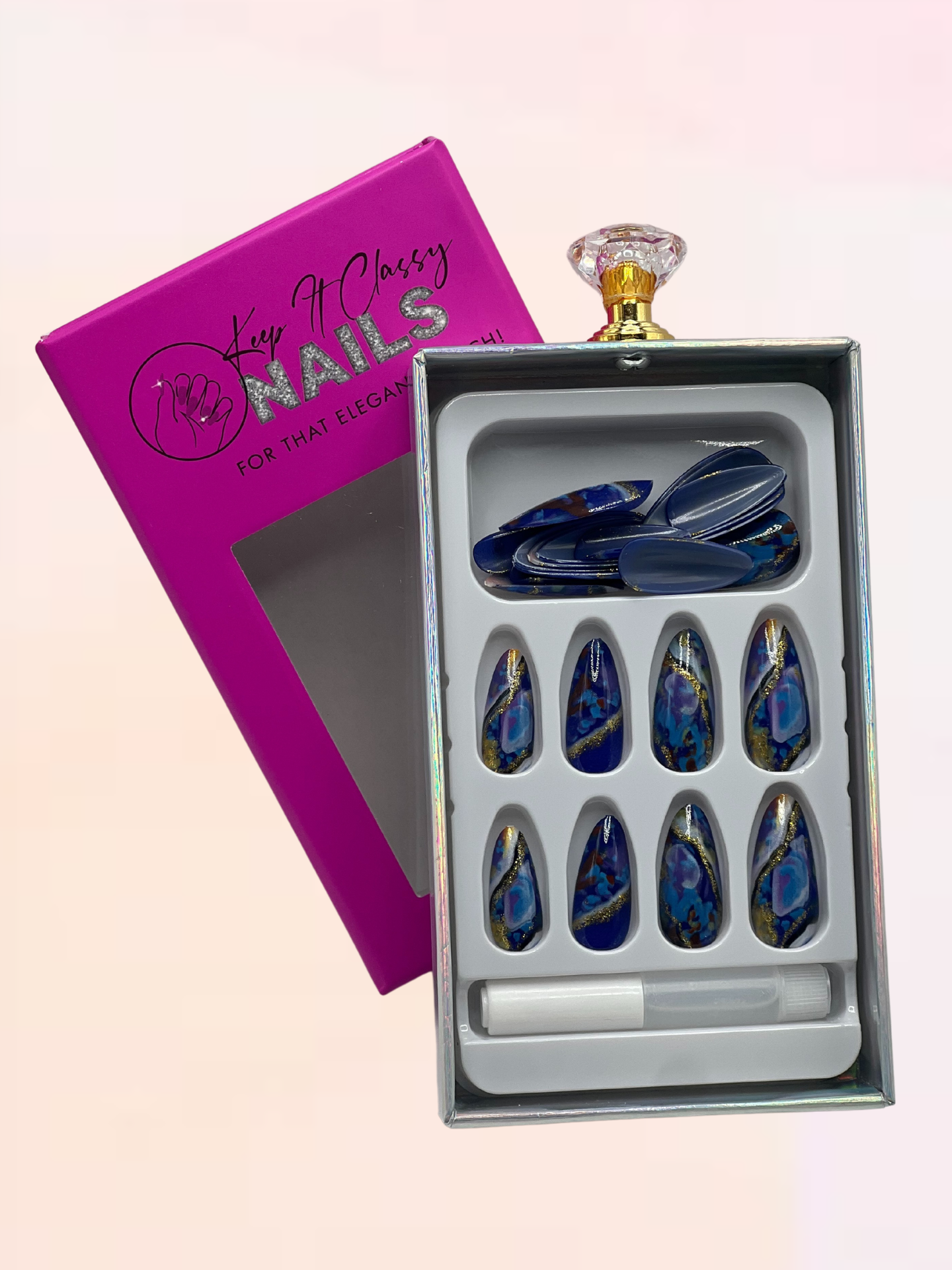 Lapis Lazuli Press-On Nails