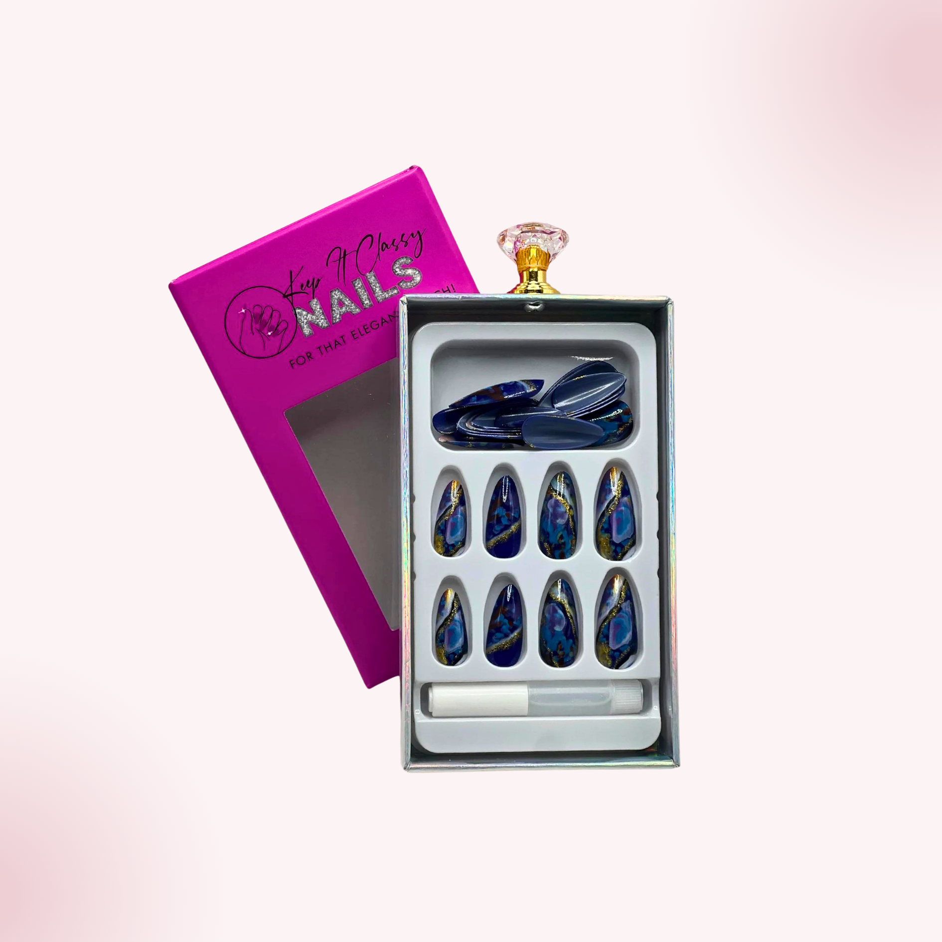 Lapis Lazuli Press-On Nails