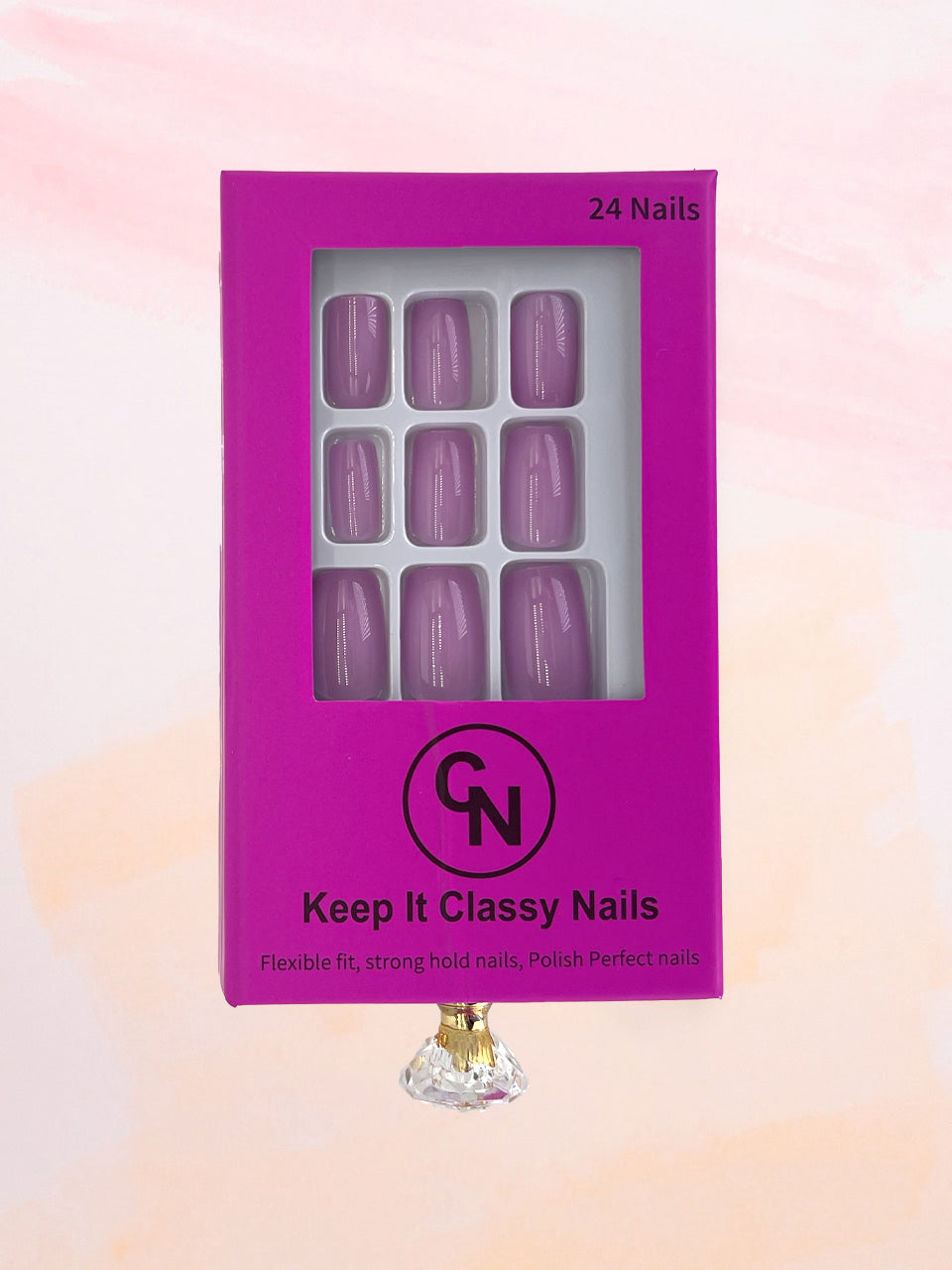 Light Pink Square Press-On Nails
