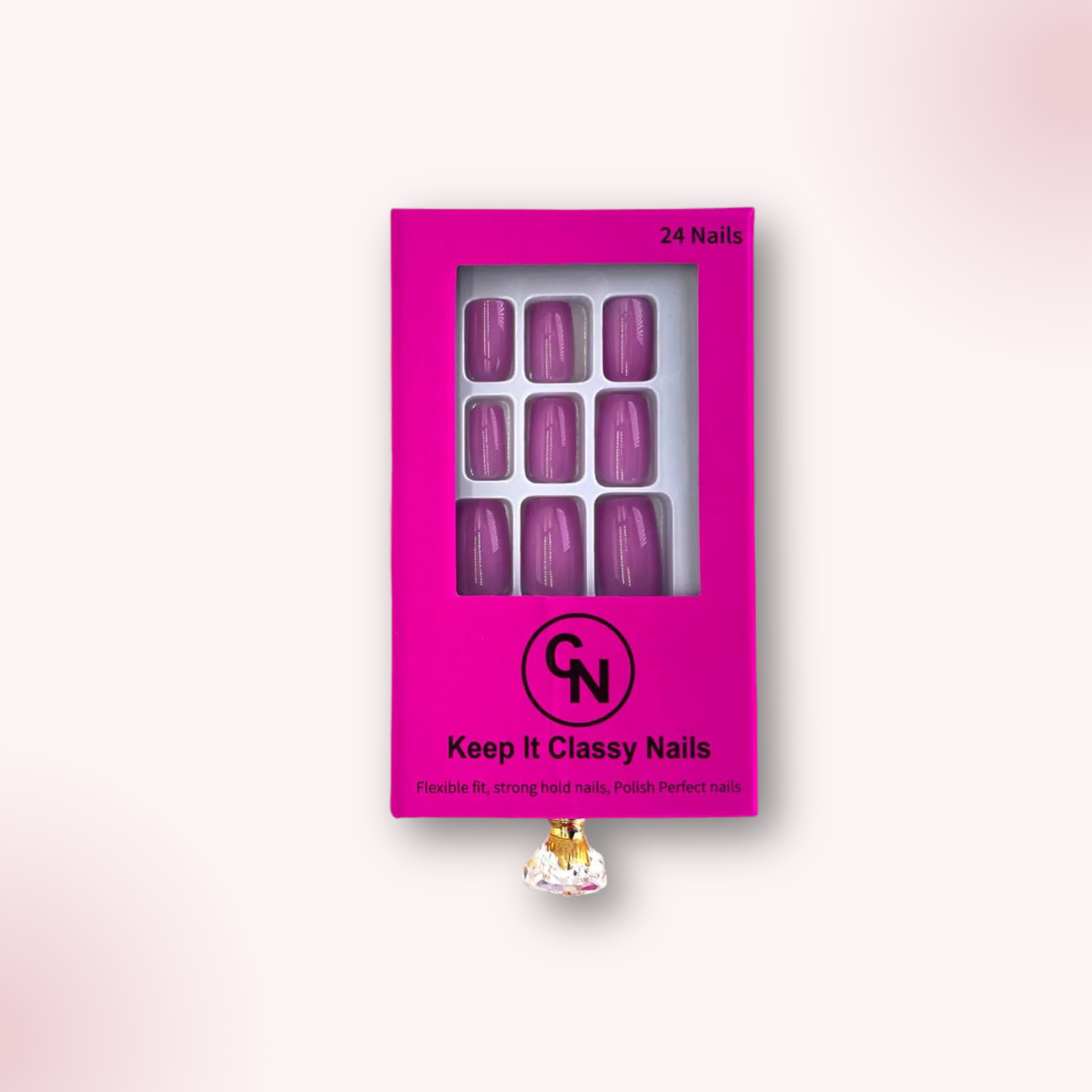 Light Pink Square Press-On Nails