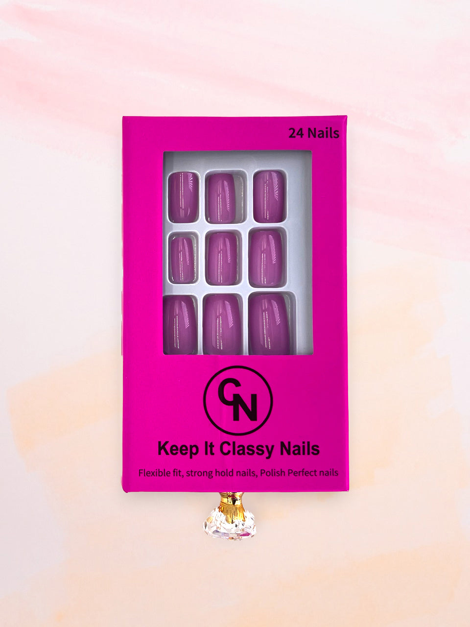 Light Pink Square Press-On Nails