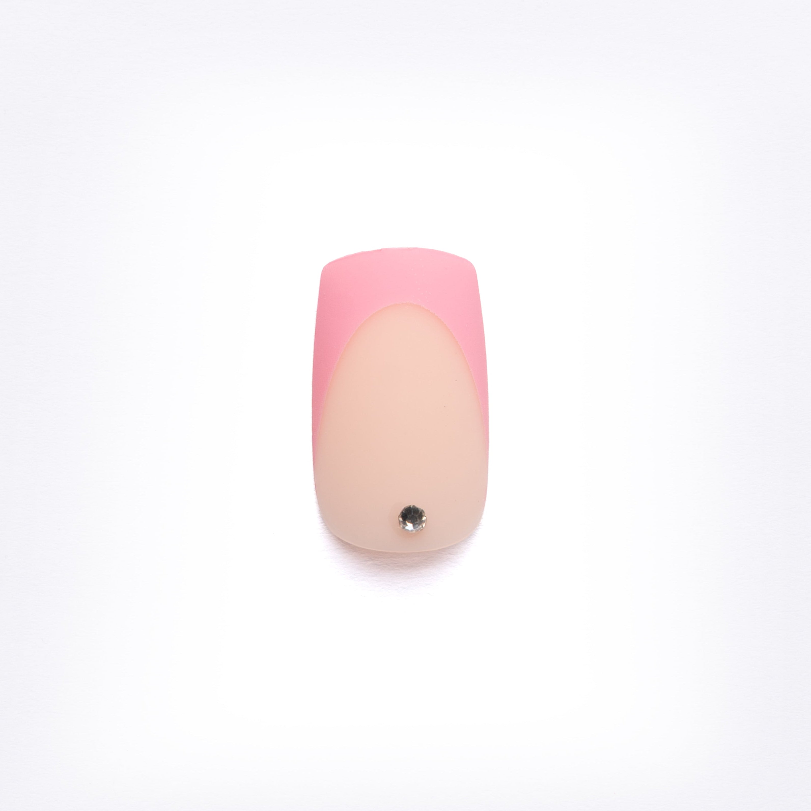 Pinky Nude Square Press-On Nails