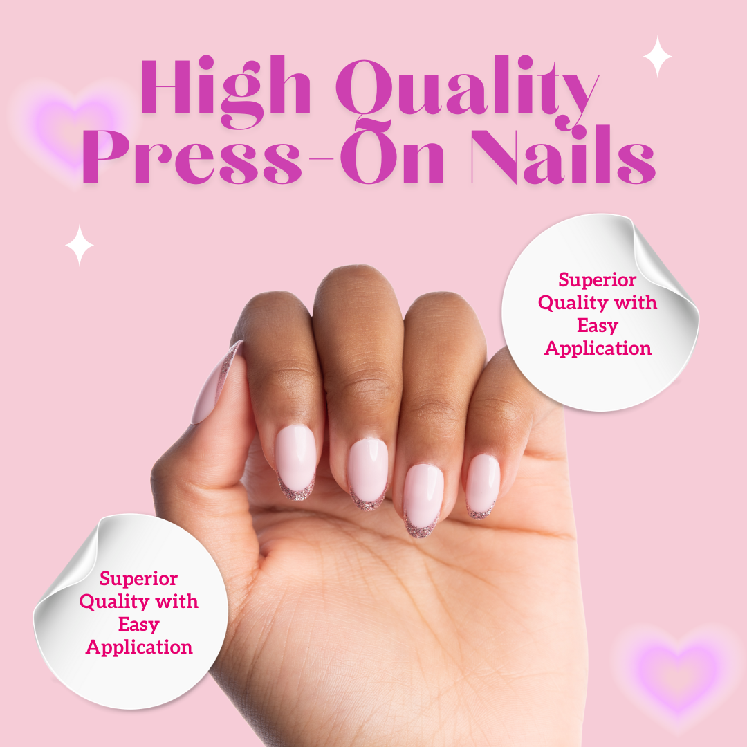 Can I Call You Rose Round Press-On Nails