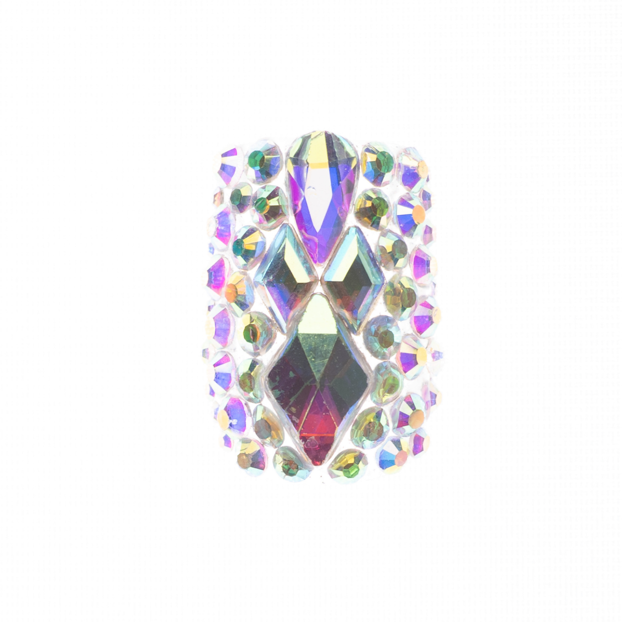 Icy Short Square Press-On Nails