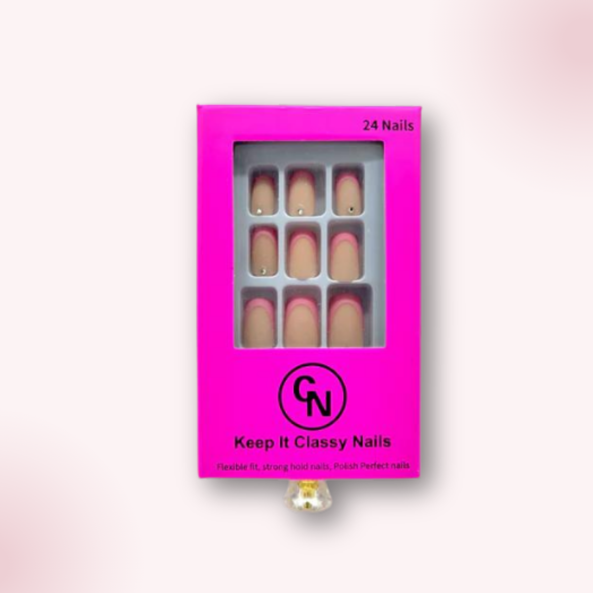 Pinky Nude Square Press-On Nails