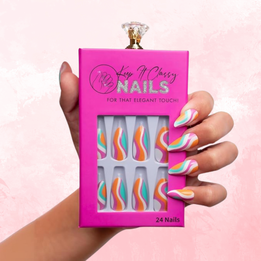 Groovy Girl Almond Medium Press-On Nails